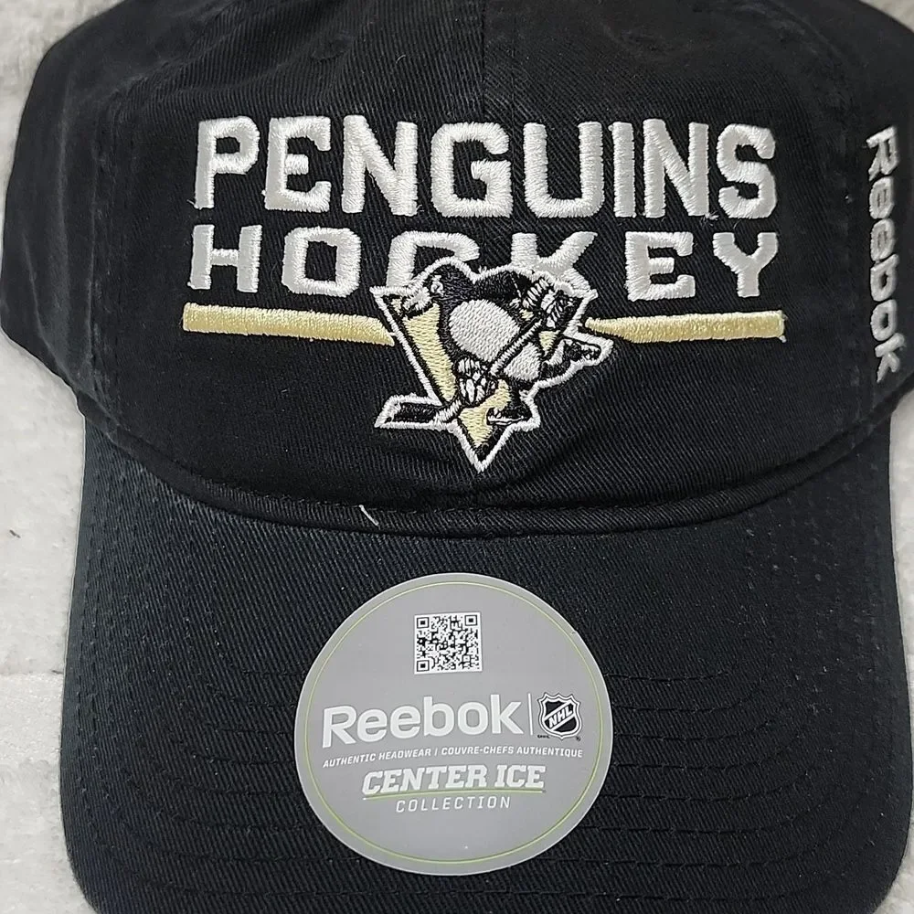 Reebok Pittsburgh Penguins Canvas Snapback Hat - New